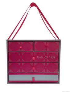 瓦楞抽屜手提禮盒彩盒